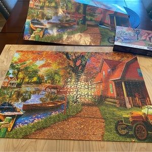 Autumn Village 1000 Piece Jigsaw Puzzle